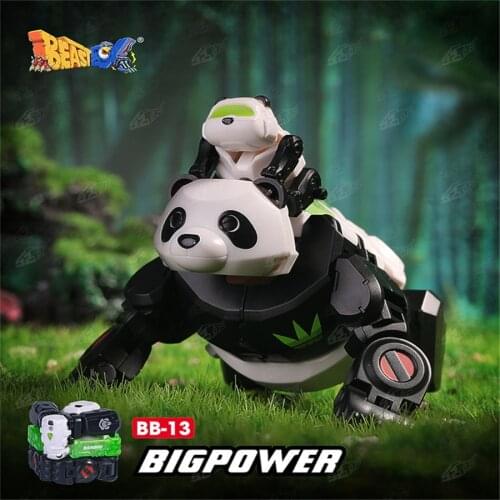 BeastBox Deformation Robots Transformation Animal Toy Cube Model Panda Big Power Action Figure Jugetes For Gifts