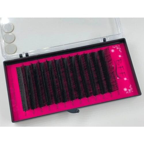 BFF Brand 4 box Eyelashes 0.03C/D( 8-16mm) bright faux mink eyelash Makeup Fake False Eye Lash Individual Eyelashes Extension