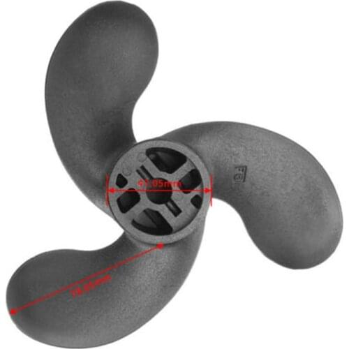 Black Outboard Propeller For Tohatsu 3.5HP / Nissan 2.5 / Mercury 3.5HP Replaces