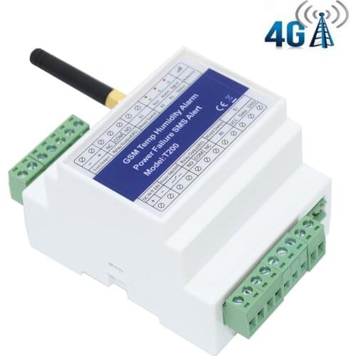 GSM remote relay controller switch access controller with 2 relay output temperature Humidity sensor