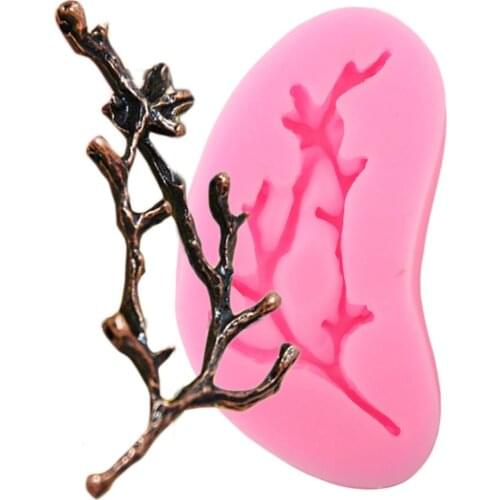 Twigs Tree Branches Fondant Molds Cake Decorating Tools Baby Birthday Silicone Mold Candy Polymer Clay Chocolate Gumpaste Moulds