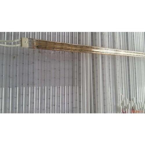 Customized 2500w gold reflection infrared heater ir heating lamp