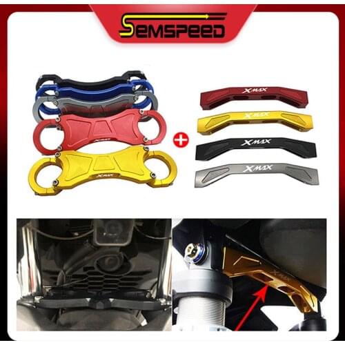 New SEMSPEED Motorcycle Front & Rear Shock Absorber Suspension Brace Bracket Kits For Yamaha XMAX 250 XMAX 300 2018 2019 2020