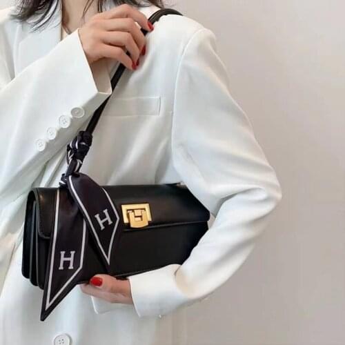 Fashion Simple Womens Shoulder Bag 2021 Summer New Trend Baguette Bag High Quality Leather Messenger Bag Ladies Handbag