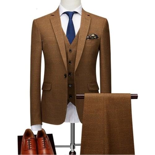 2019 Mens Slim Fit Check Design Jacket Fashion Latest Tailor Made Suit Jacket Blazer Classic Luxury Men Blazer