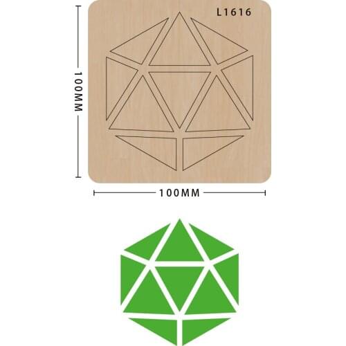 New wooden die mould DIY wooden cutting dies for scrapbooking Suitable for common die-cutting machines in the market