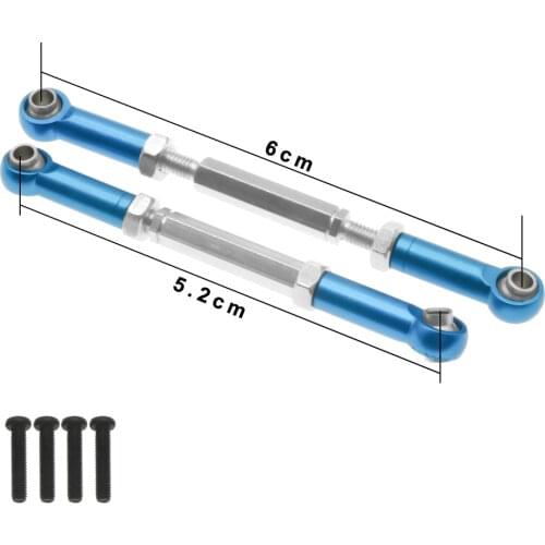 Alloy steel front absorber/damper tie rod for rc hobby model car 1-12 Wltoys 12429 desert buggy upgraded hop-up parts