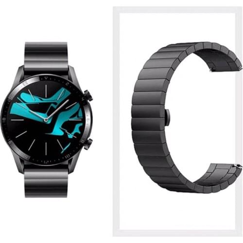 20mm/22mm Stainless Steel Wrist Watch Band Strap Replacement Butterfly Metal Bracelet Watch Rose Gold