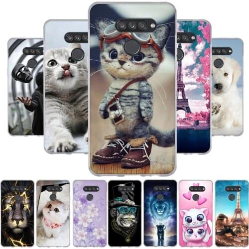 Silicone Case For LG K50S K 50S Case Cartoon Fashion Cat Soft TPU Back Cover For LG K50S Phone Cases K50 S Coque