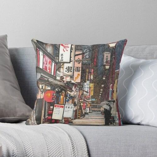 Lights in the Snow Throw Pillow Cushion Cover Polyester throw pillows case on sofa home living room car seat decor 45x45cm