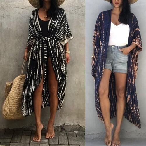 THINKTHENDO Women's Beach Kimonos