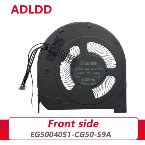 Laptop cpu cooling fan cooler for Lenovo Thinkpad T490s EG50040S1-CG50-S9A 01AY995 5PIN 2.5W