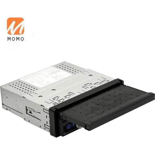 Retractable fix panel touch screen 7 inch single din car video stereo mp5 with radio FM bt SD USB AUX