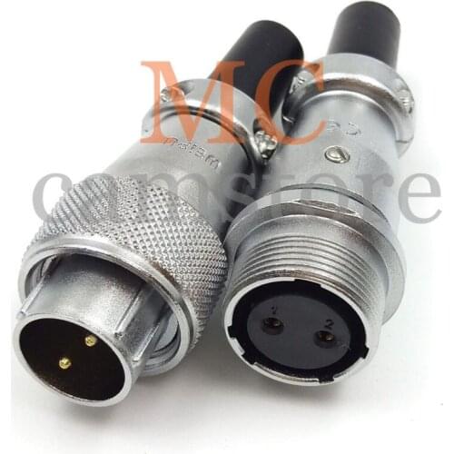 WEIPU WS16 TQ ZYB 2pin waterproof connector, aviation power cable plug socket connector, industrial auto connector cable to cabl