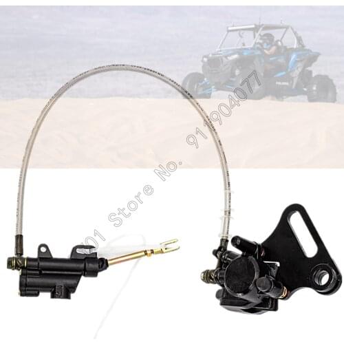 1 set 15mm Rear Disc Hydraulic Brake System Caliper Pad For 110cc125cc 140cc 150cc 200cc 250cc SUV Pit Dirt Bike ATV