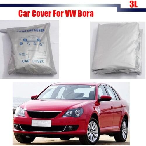 Cawanerl Car Cover Anti-UV Rain Snow Sun Resistant Protection Cover For Volkswagen Bora Free Shipping