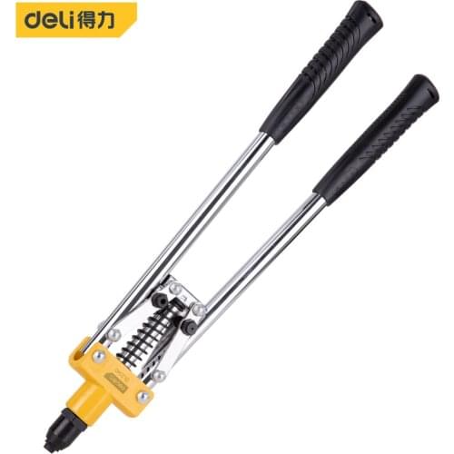 Deli Double Riveter 430mm Single Riveter Snap Ring Hand Wire Stripper Nippers Multipurpose Kits Hand Tools Multi-function