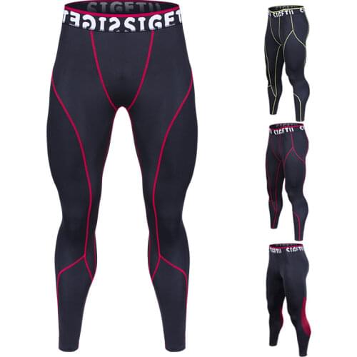 Men Sport Leggings Running Pants Tights Sport Jogging Male Gym Fitness Pants Quick Dry Trousers Workout Training Yoga Sweatpants