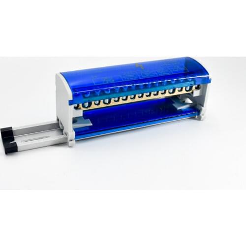 WKH215 Din Rail Terminal Blocks Modular Screw Connection Power Distribution Block Box Universal Electric Wire Junction Box