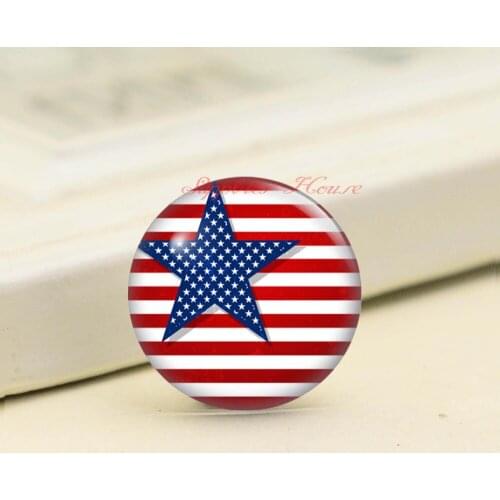 Handmade Round Star photo glass Cabochons, Jewelry Finding Cameo Pendant Settings, (F008-1450)