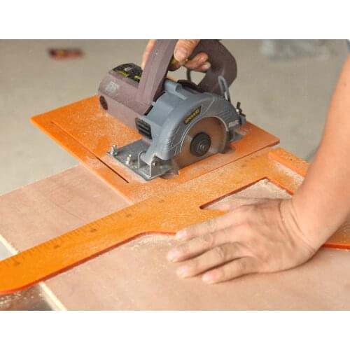 Electric Saw Guide Rail Cutting Machine Guide Rail Plate Saw Base Woodworking Workbench Accessories