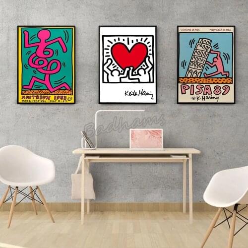 Poster Canvas Painting Nordic Abstract Retro Travel Wall Art Picture Print Minimalist Modern Living Room Decoration Frameless