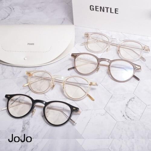 2021 GM titanium metal Myopia Prescription glasses frame GENTLE JOJO women men Optics glasses Eyeglasses for Women Men