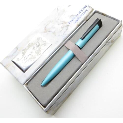 Wings Marble T512 Turquoise Ball Pen | İsme Special Pen | Gift Pen
