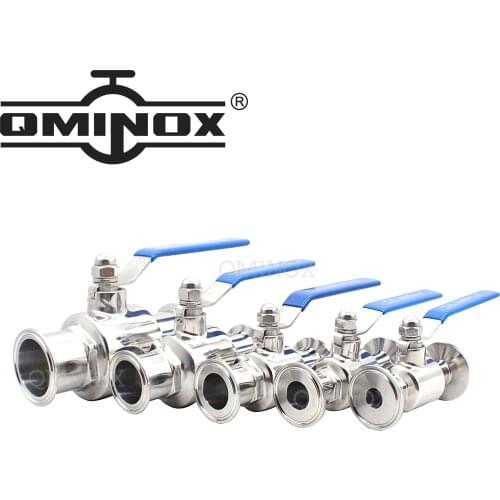 3/4" 1" 1-1/4" 1-1/2" 2" Tri Clamp Type Colver 50.5 64 MM Ball Valve Standard Full Port Sanitary Stainless Steel SS 304 316L