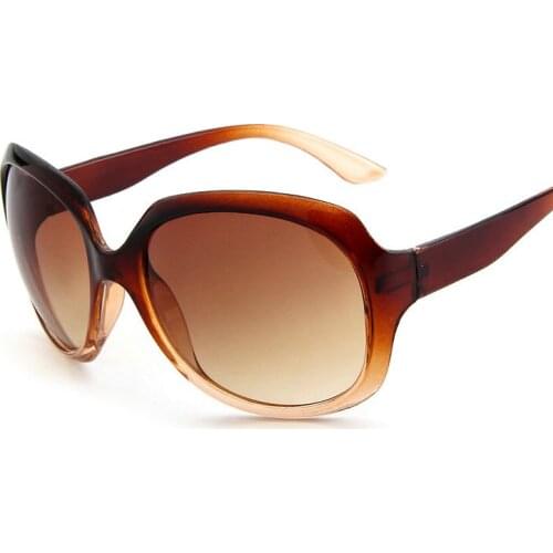2021 Oversized Sunglasses for Women Shading Outdoors Uv400 Protection Large Frame Vintage Fashion Ladies Sun Glasses