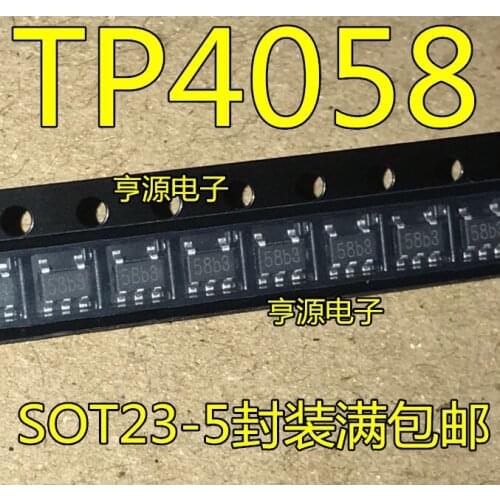 10PCS TP4058 SOT23-5 IC