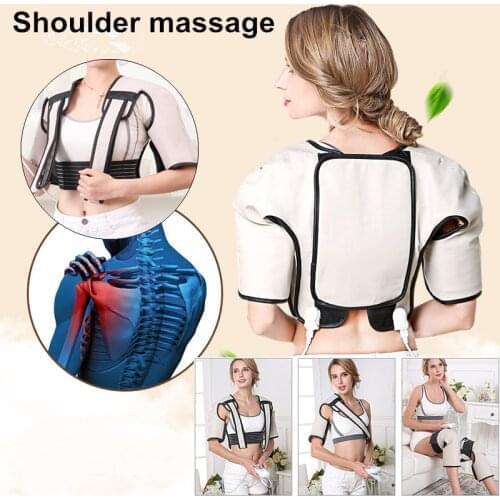 2020 New Heating vibration Tapping shoulder neck cervical spine heating pain relieve back support