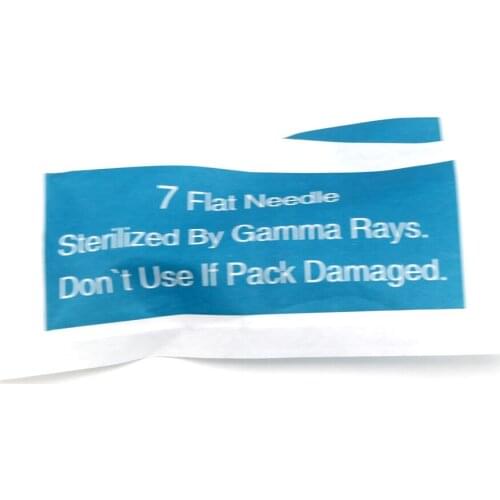 50PCS 7f eyebrow make up tattoo needle 7Flat liberty tattoo machine needles for digital permanent makeup machine