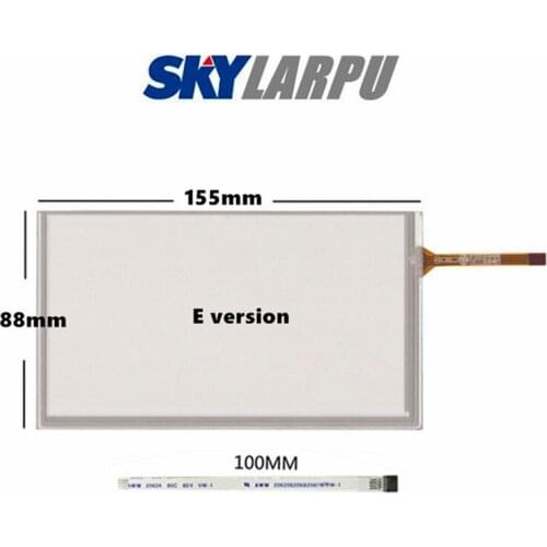 6.2" Inch 155mm*88mm 4 Wire Resistive Touchscreen For HSD062IDW1 TM062RDH01 Digitizer Panels GPS Navigation Free Shipping