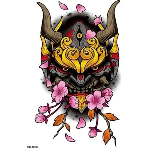 Three-eyed Evil Waterproof Temporary Tattoos Men Fake Tattoo Sleeves Animal Tattoo Temporary Tatoo Men Tattoo Art Tattoo Henna