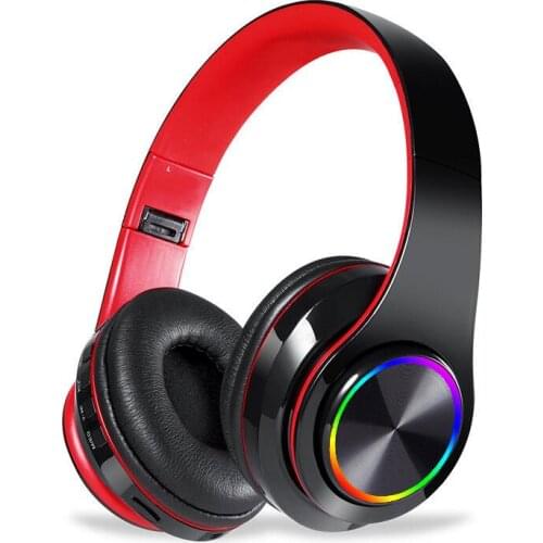 HIFI Stereo Earphones Bluetooth Headphone Music Headset Support TF SD Card With Mic Stereo Handsfree Foldable Sport Earphone