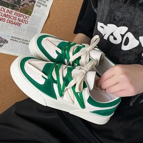 Summer Mens Canvas Shoes Japanese Style Sense Design Lace Up Casual Shoes Fashion Retro All-match Platform Male Sneakers