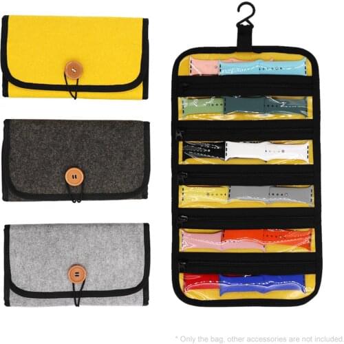 HOT SALES！！！New Arrival Portable Travel Watch Strap Hanging Storage Bag Pouch Watchband Case Organizer Wholesale Dropshipping