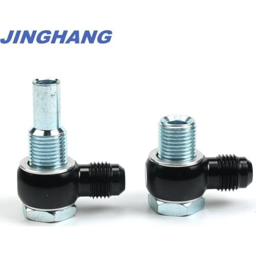 For 6AN x 9/16-18 4L80E GM transmission oil cooler 90 degree Banjo fittings