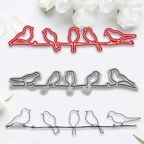 Little Birds Metal Cutting Dies Stencil DIY Scrapbooking Album Paper Card Template Mold Embossing Decoration