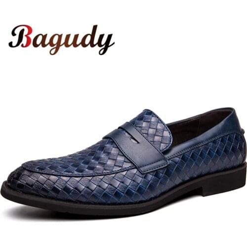 Mens Formal Shoes Wedding Dress Business Casual Shoes Men Fashion Moccasin Wedding Party Comfortable Leather Italian Style Shoe