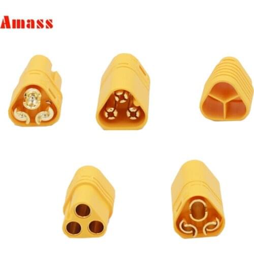 50pair/lot Original Amass MT60 Motor Plug Connector for RC lipo battery RC Multicopter Quadcopter Airplane 20% off