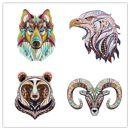 Wolf Shape DIY Wooden Puzzle For Adults Children Wooden Puzzles Animal Best Birthday Gift Wooden Jigsaw Puzzle For Kids