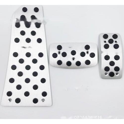 It Is Suitable For Mitsubishi Pajero Accelerator Pedal Aluminum Alloy Perforated Anti-skid Accelerator Brake Pedal