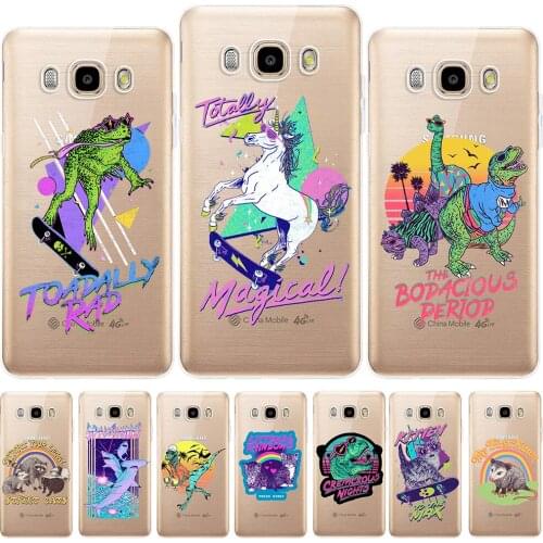 Totally Magical Unicorn Dinosaur Animals Soft TPU Case For Samsung Galaxy J2 J5 Prime J3 J5 J7 2017 J8 J4 J6 2018 Silicone Cover