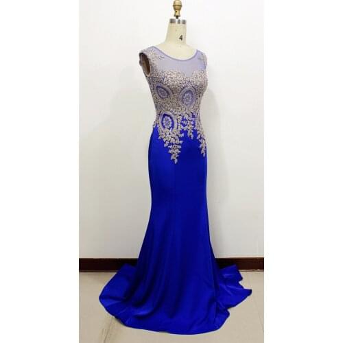The latest real picture Mermaid longer section diamond embroidery mopping fashion sexy evening dresses