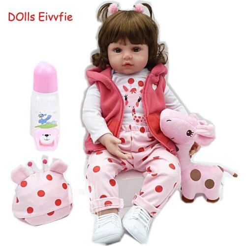 48cm lifelike bebe reborn doll baby reborn newborn wholesale toys for children Christmas gift and birthday gift lol doll