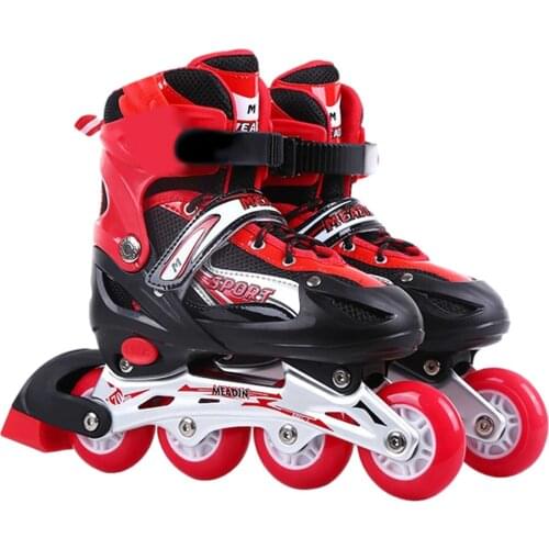 Inline Speed Skates Shoes Hockey Roller Skates Sneakers Rollers Children Roller Skates With Light Up Wheels Dropshipping