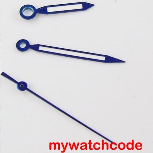 Bliger Blue Watch Hands Fit For NH35 NH36 Automatic Movement Mens Wristwatch