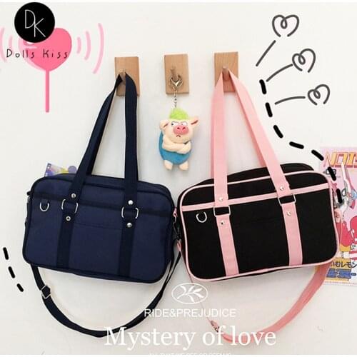 Ladies Lolita Shoulder Bag Female Japanese JK Uniform Bag Cosplay Handbag for Women Girls Anime Peripheral Crossbody Bag Wallet